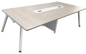 Intrahome Τραπέζι συνεδριάσεων Armadi Intrahome σε γκρι-λευκή απόχρωση 240x120x75εκ | SKU: INTRAPA-478111126