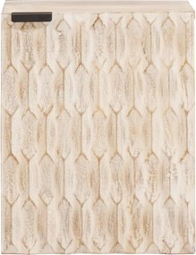 vidaXL Κρεμαστό Ντουλάπι Μπάνιου με ράφι Λευκό 38 x 33 x 48 εκ