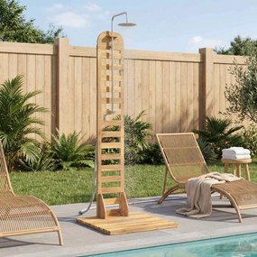 vidaXL Εξωτερικό ντους 225 cm Λευκό