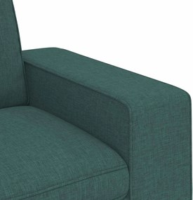 vidaXL Καναπές 2 pcs Σκούρο Πράσινο