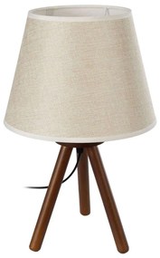 Φωτιστικό Επιτραπέζιο Bioko 02031 Φ25x40cm 1xE27 Brown-Beige GloboStar