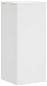 vidaXL Βάσεις Φυτών 2 τεμ. Λευκές 30x30x70 εκ. από Επεξεργασμένο Ξύλο