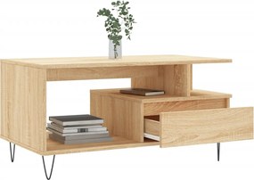 vidaXL Τραπεζάκι Σαλονιού Sonoma Δρυς 90x49x45 εκ. Επεξεργασμένο Ξύλο