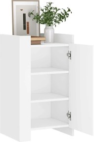 vidaXL Συρταριέρα Λευκή 45x35x75 εκ. από Επεξεργασμένο Ξύλο