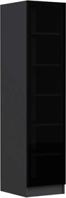 Μονοφυλλη Ντουλαπα Ανθρακι MINAR KALEO 52x135x255