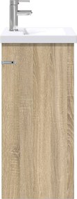 vidaXL Σετ Επίπλων Μπάνιου Sonoma Δρυς 61 x 40 x 84,5 εκ