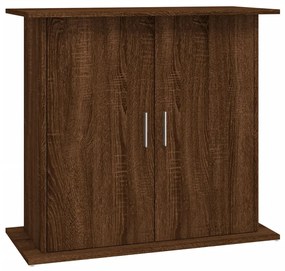 vidaXL Βάση Ενυδρείου Καφέ Δρυς 81x36x73 εκ. από Επεξεργασμένο Ξύλο