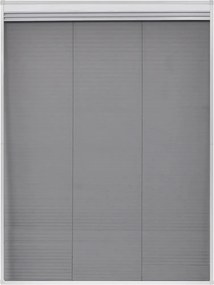 vidaXL Σήτα Παραθύρου Πλισέ με Σκίαστρο 60 x 80 εκ. Αλουμινίου
