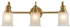 Απλίκα Φωτιστικό Μπάνιου 3xG9 IP44 Swell Elstead Lighting-QZ-SWELL3-BB-BATH-Ορείχαλκος QZ-SWELL3-BB-BATH