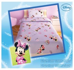Σετ σεντόνια Disney Princess Lila (2 τεμ) Μονό (160x260)
