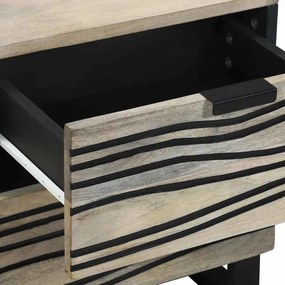 vidaXL Κομοδίνο Λευκό 40 x 33 x 46 εκ. Επεξεργασμένο Ξύλο