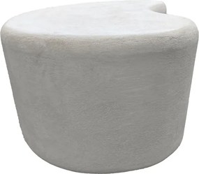 Τραπέζι σαλονιού Fedris pakoworld mdf λευκό 80x70x34εκ
