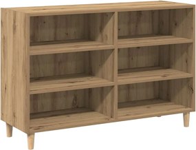 vidaXL Ραφιέρα Αρτισιανή Δρυς 103,5 x 35 x 70 εκ. από Επεξεργ. Ξύλο