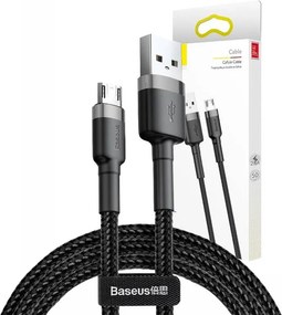Baseus Cafule Micro USB cable 2.4A 1m (Gray + Black)