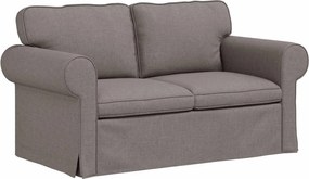 vidaXL Καναπές 120cm Taupe Μέταλλο