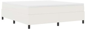 vidaXL Κρεβάτι με ελατήρια Κρεμ 180 x 200 cm Βελούδο