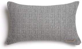 Μαξιλαροθήκη Διακοσμητική Onia Classic Grey-Silver Aslanis Home 30X50 Βαμβάκι-Chenille