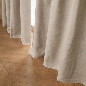 Κουρτίνα συσκότισης από πλυμένο λινό με τρέσα, PRIVATE