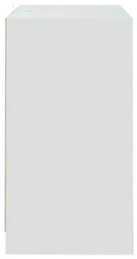 vidaXL Μπουφές Λευκός 70 x 41 x 75 εκ. από Μοριοσανίδα