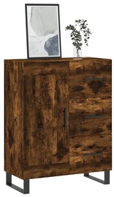 vidaXL Ντουλάπι Καπνιστή Δρυς 69,5 x 34 x 90 εκ. Επεξεργασμένο Ξύλο