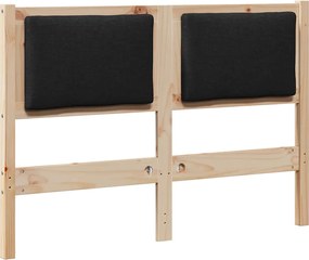 vidaXL Κεφαλάρι Άλλο Καφέ 120 cm Μασίφ ξύλο πεύκου
