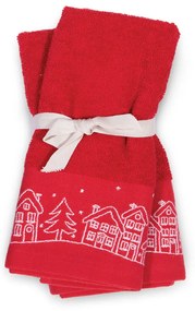 Χριστουγεννιάτικες Πετσέτες (Σετ 2τμχ) Nef-Nef Homeware Christmas Village