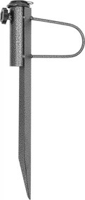 vidaXL Στηρίγματα Ομπρέλας με Ακίδες 2 τεμ. 19x42 εκ. Γαλβαν. Ατσάλι