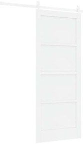 vidaXL Συρόμενη Πόρτα Χειροκίνητος Λευκό 83 x 202 εκ.