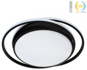 Φωτιστικό οροφής LED 63W 52Χ49Χ6 εκ. μαύρο με controller - GLOBOBOX 602179 602179 Μαύρο