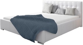 Επενδυμένο κρεβάτι Verdo-Leuko-160 x 200