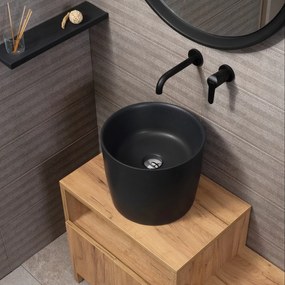 Anafi Black Matt Ø35 - Επιτραπέζιος νιπτήρας