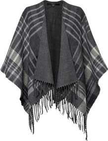 PONCHO γυναικείο Vero Moda JADIA Dark Grey Melange/BLACK/BIRCH