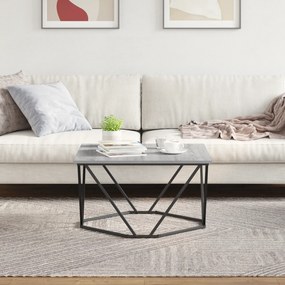 vidaXL Τραπέζι καφέ Γκρι Σοναμά 80x80x45 εκ Επεξεργασμένο ξύλο