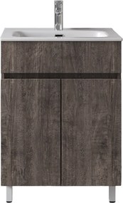 Royal Bath Toledo 60 Base Grey - Βάση Επίπλου Με Νιπτήρα (61x46 cm)
