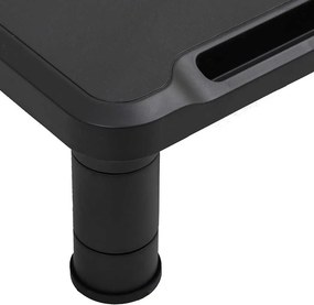vidaXL Βάση Οθόνης Μαύρη 38 x 24 x 10,5 εκ.
