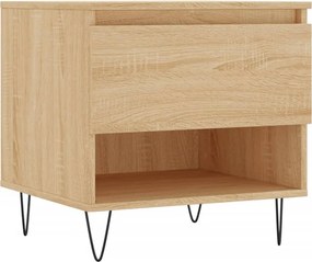 vidaXL Τραπέζια Σαλονιού 2 τεμ. Sonoma Δρυς 50x46x50 εκ. Επεξεργ. Ξύλο