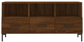 vidaXL Έπιπλο Τηλεόρασης Καφέ Δρυς 102 x 36 x 50 εκ. από Επεξεργ. Ξύλο