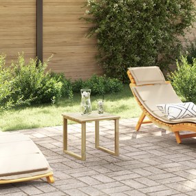 vidaXL Τραπέζι Ξαπλώστρας 40x40x36 cm Εμποτισμένο Ξύλο Πεύκου