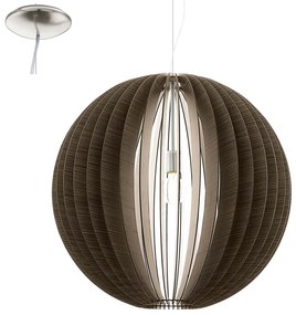 Φωτιστικό Οροφής Cossano 94637 Brown Eglo Metal,Wood