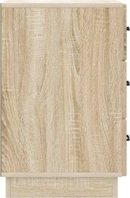 vidaXL Κομοδίνο Sonoma Δρυς 43 x 41 x 63,5 εκ. Επεξεργασμένο Ξύλο