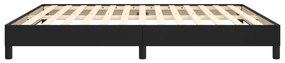 vidaXL Πλαίσιο Κρεβατιού Μαύρο 180x200 εκ. από Συνθετικό Δέρμα