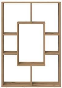 vidaXL Βιβλιοθήκη Αρτισιανή Δρυς 63x20x90 εκ. από Επεξεργασμένο Ξύλο