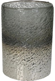 Κηροπήγιο ArteLibre Ασημί Γυαλί 12x12x17cm