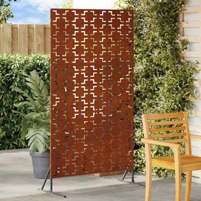vidaXL Οθόνη Ιδιωτικότητας 100 x 50 x 180 εκ. Σκ rusty