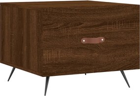vidaXL Τραπεζάκια Σαλονιού 2 τεμ Brown Oak 50x50x40 εκ Επεξ. Ξύλο