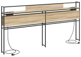 vidaXL Κεφαλάρι Αποθήκης Sonoma Δρυς 180 cm Επεξεργασμένο ξύλο