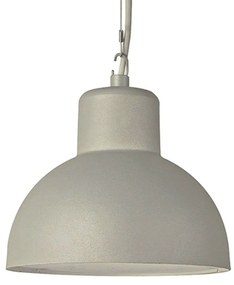 Φωτιστικό Οροφής Εξωτερικού Χώρου BERO1PG Φ20cm 1xE27 10W IP44 Grey Aca Steel,Pc
