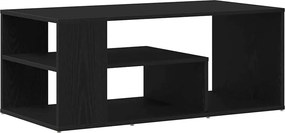 vidaXL Τραπεζάκι σαλονιού Μαύρη Οξυά 100 x 50 x 40 cm