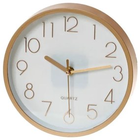 OEM Ρολόι Tοίχου Φ20cm Αθόρυβο Rose Gold 241-038ROSE