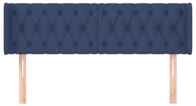 vidaXL Κεφαλάρι με Πτερύγια Μπλε 147x16x78/88 εκ. Υφασμάτινο